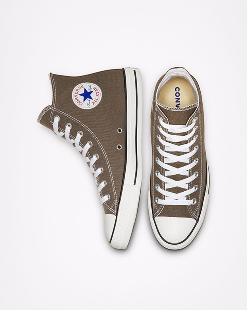 Zapatillas Altas Converse Chuck Taylor All Star Classic Hombre Gris Oscuro | PE WELP80